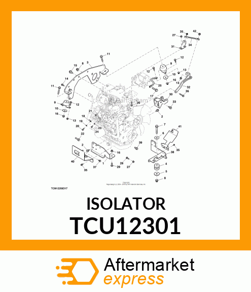 ISOLATOR, ENGINE TCU12301