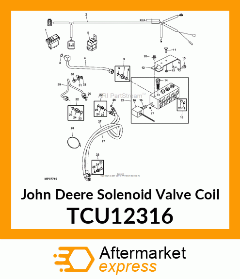 LOWER COIL/CONNECTOR TCU12316