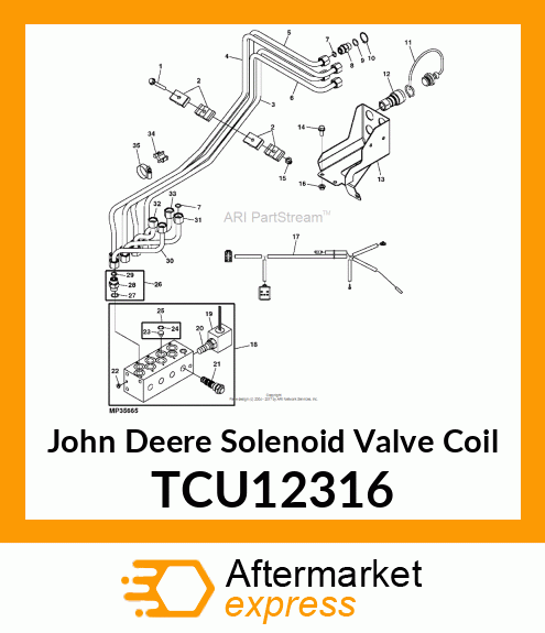 LOWER COIL/CONNECTOR TCU12316