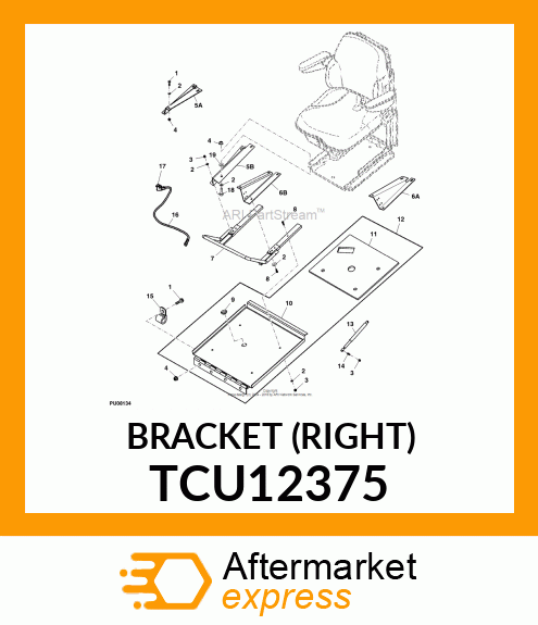 BRACKET (RIGHT) TCU12375