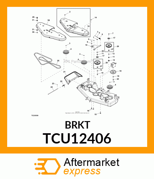 ARM, IDLER, 72SD (F1400/1500) FIX TCU12406