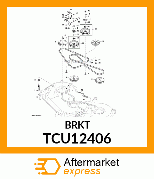 ARM, IDLER, 72SD (F1400/1500) FIX TCU12406