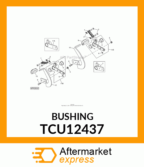 BUSHING, FLANGED TCU12437