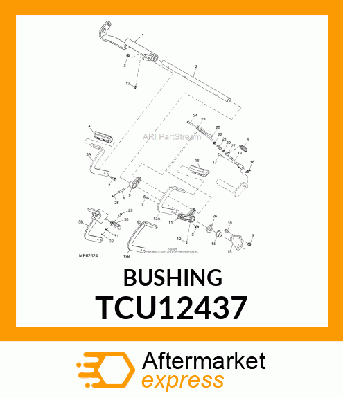 BUSHING, FLANGED TCU12437