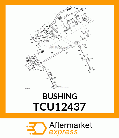 BUSHING, FLANGED TCU12437