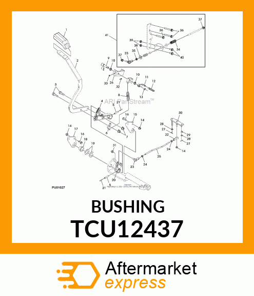 BUSHING, FLANGED TCU12437