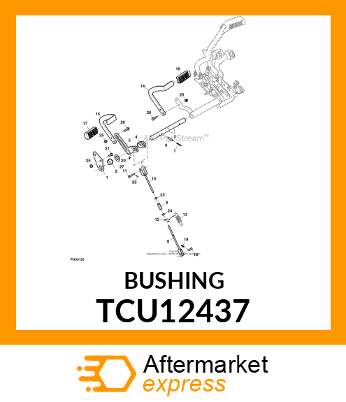 BUSHING, FLANGED TCU12437