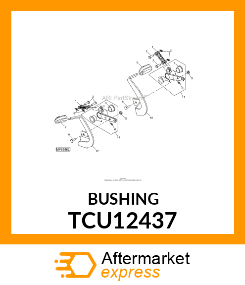 BUSHING, FLANGED TCU12437