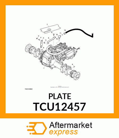 PLATE TCU12457