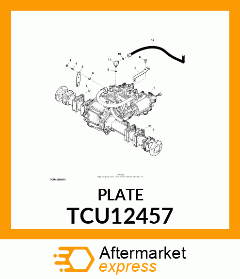 PLATE TCU12457