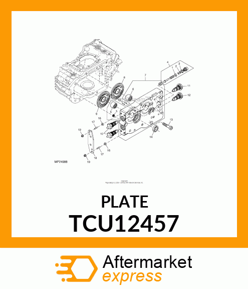 PLATE TCU12457