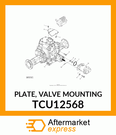 PLATE, VALVE MOUNTING TCU12568