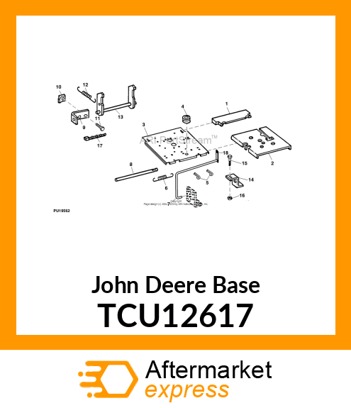 BASE, SEAT TCU12617