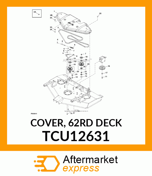 COVER, 62RD DECK TCU12631