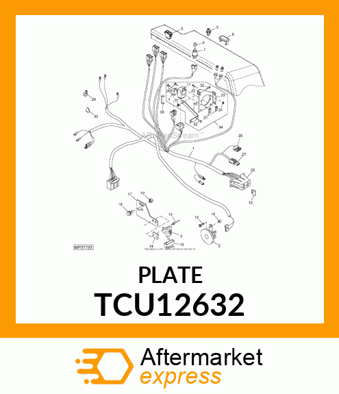 Plate TCU12632