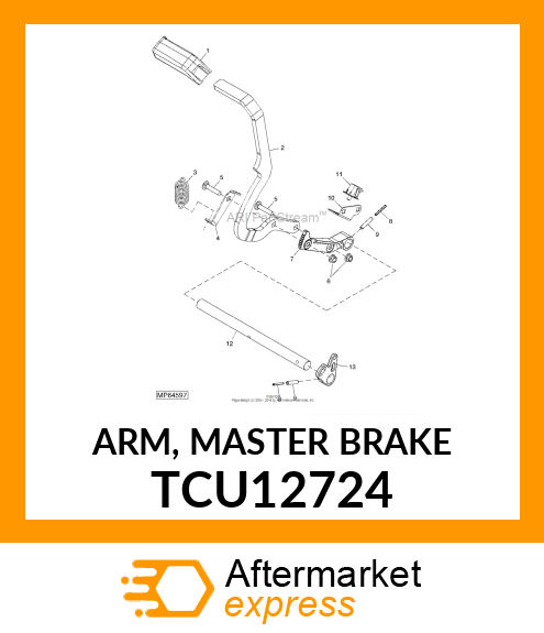 ARM, MASTER BRAKE TCU12724