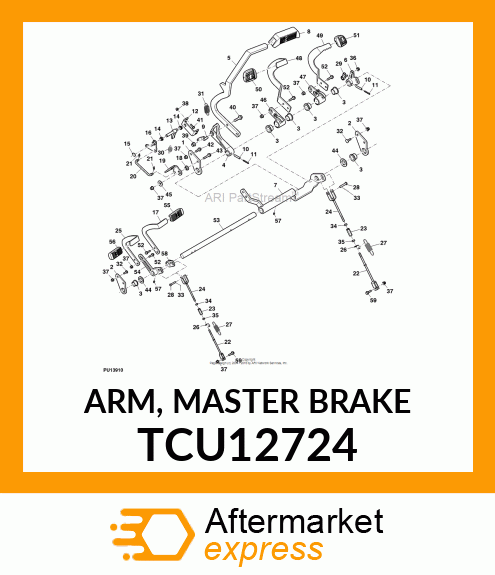 ARM, MASTER BRAKE TCU12724