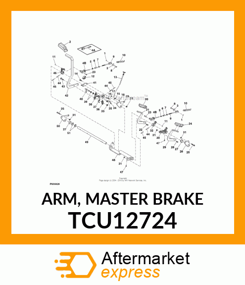 ARM, MASTER BRAKE TCU12724