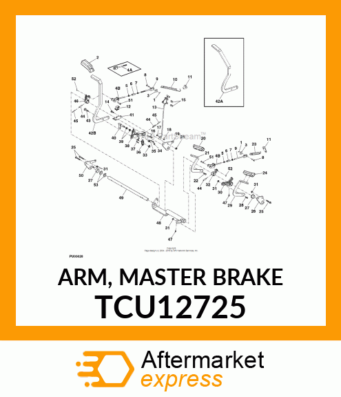 ARM, MASTER BRAKE TCU12725