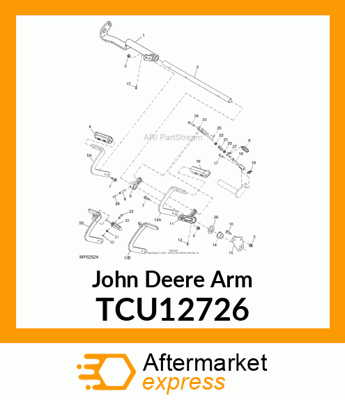 ARM, TURN BRAKE TCU12726