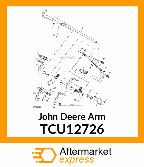 ARM, TURN BRAKE TCU12726