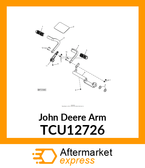 ARM, TURN BRAKE TCU12726