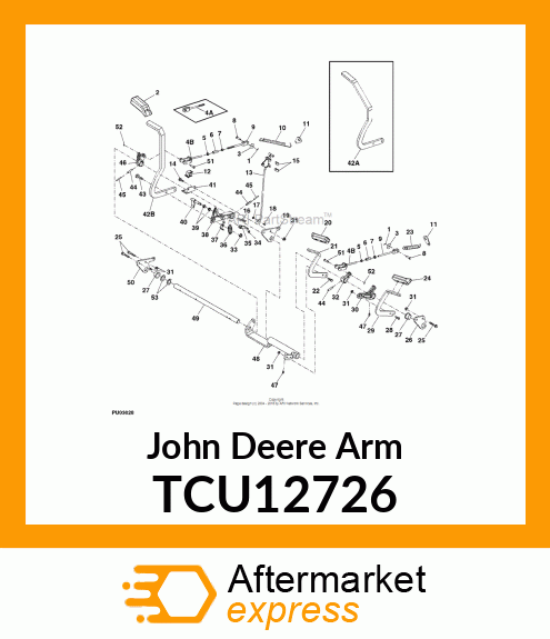 ARM, TURN BRAKE TCU12726