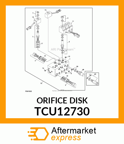 ORIFICE DISK TCU12730