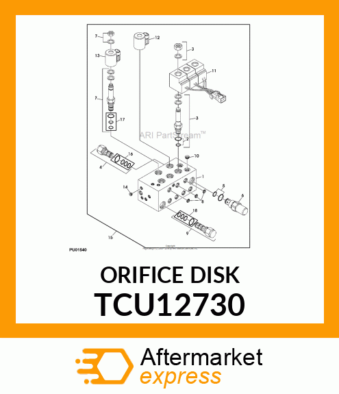 ORIFICE DISK TCU12730