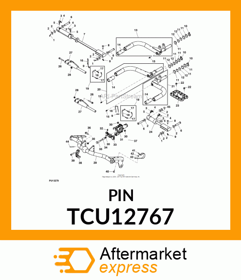 PIN, STEERING LOCKOUT TCU12767