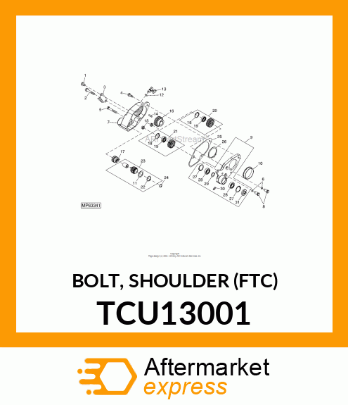 BOLT, SHOULDER (FTC) TCU13001