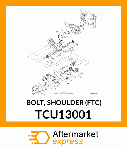 BOLT, SHOULDER (FTC) TCU13001