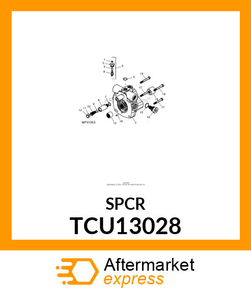 SPLINED COUPLING TCU13028