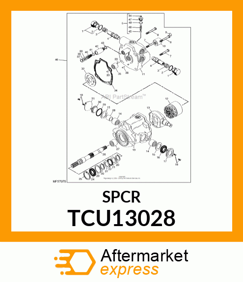 SPLINED COUPLING TCU13028