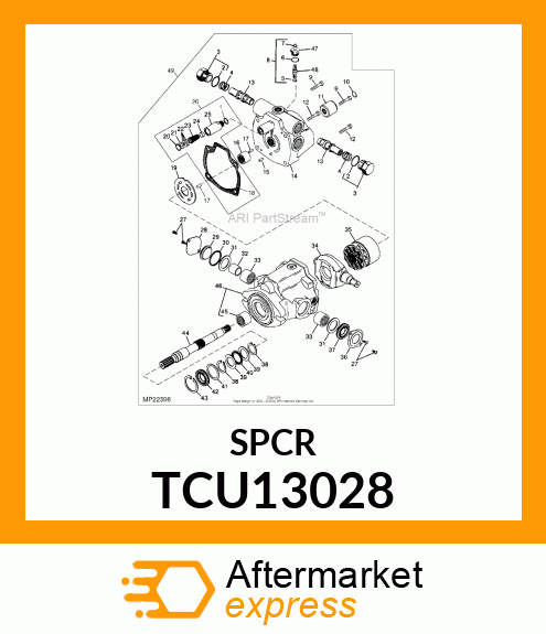 SPLINED COUPLING TCU13028