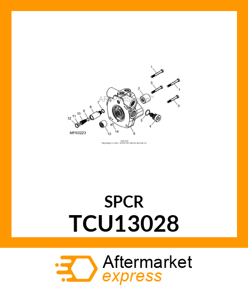 SPLINED COUPLING TCU13028