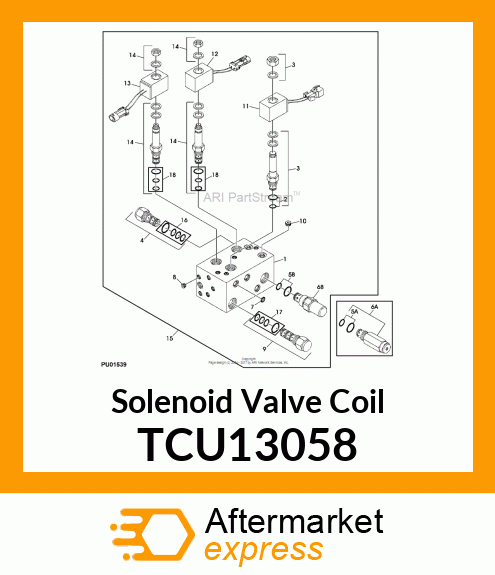 Solenoid Valve Coil TCU13058