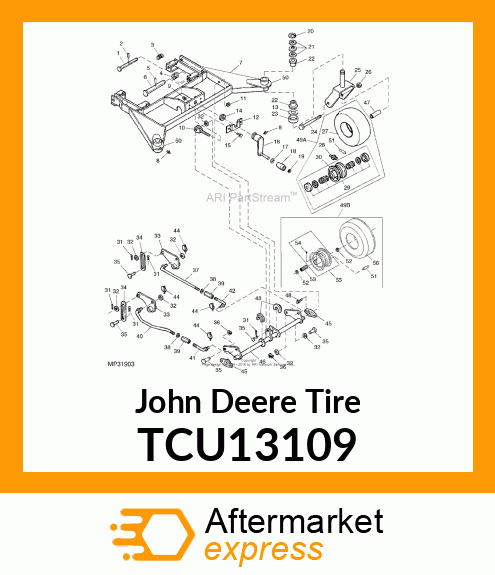 TIRE 9X3.5 TCU13109