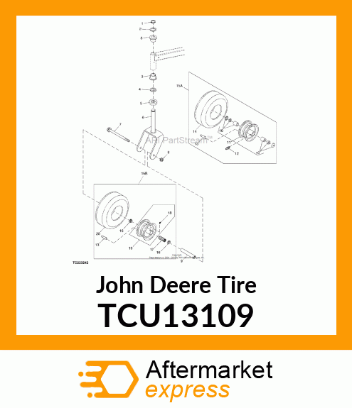 TIRE 9X3.5 TCU13109