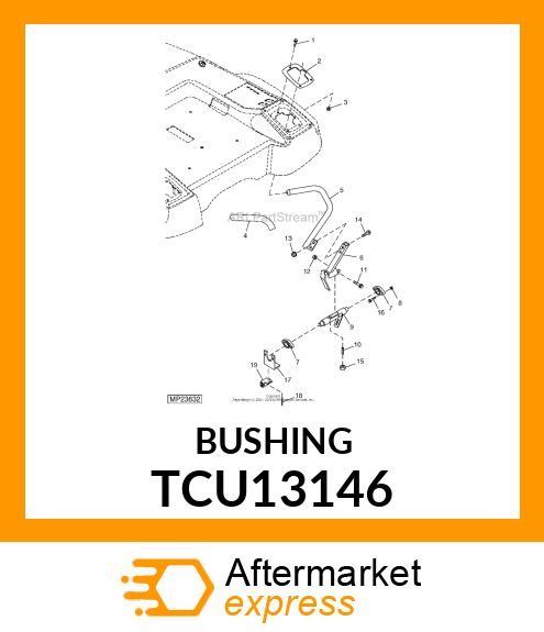 BUSHING,FLANGED TCU13146