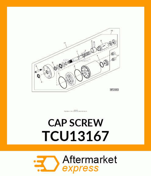 CAP SCREW TCU13167