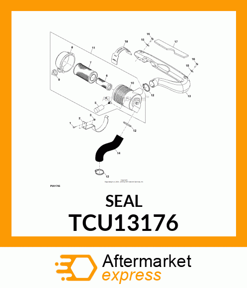 SEAL, HOOD TCU13176