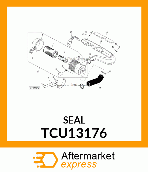 SEAL, HOOD TCU13176