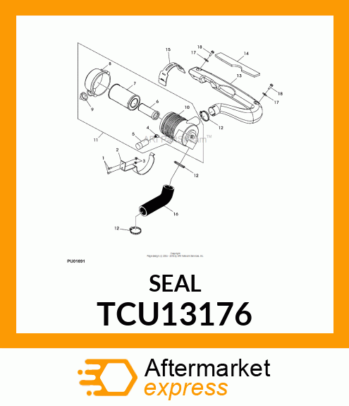 SEAL, HOOD TCU13176