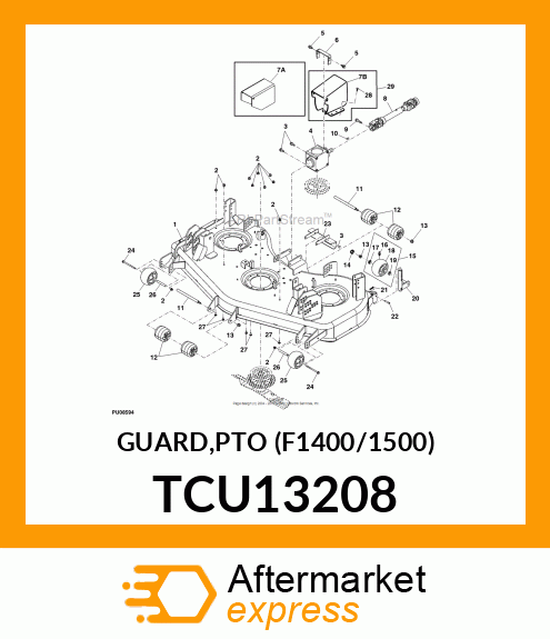 GUARD,PTO (F1400/1500) TCU13208