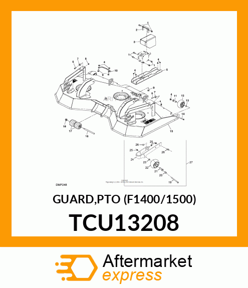 GUARD,PTO (F1400/1500) TCU13208