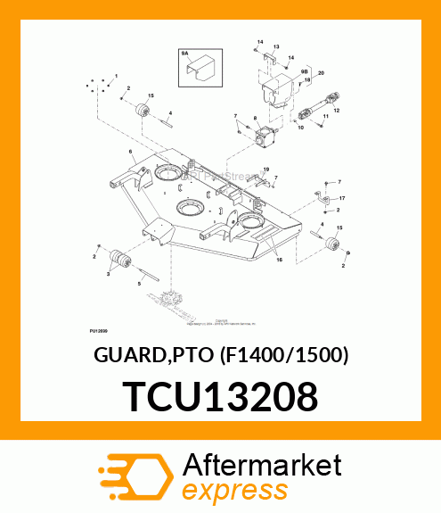 GUARD,PTO (F1400/1500) TCU13208