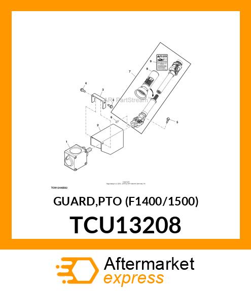 GUARD,PTO (F1400/1500) TCU13208