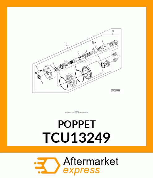 POPPET TCU13249