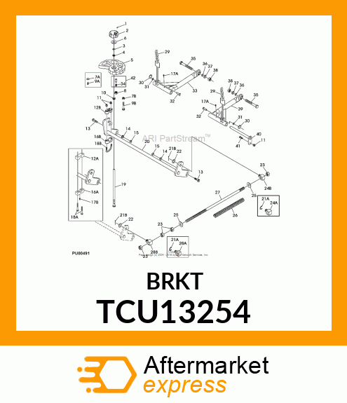 Swivel - SWIVEL, DECK LIFT ASSIST # TCU13254